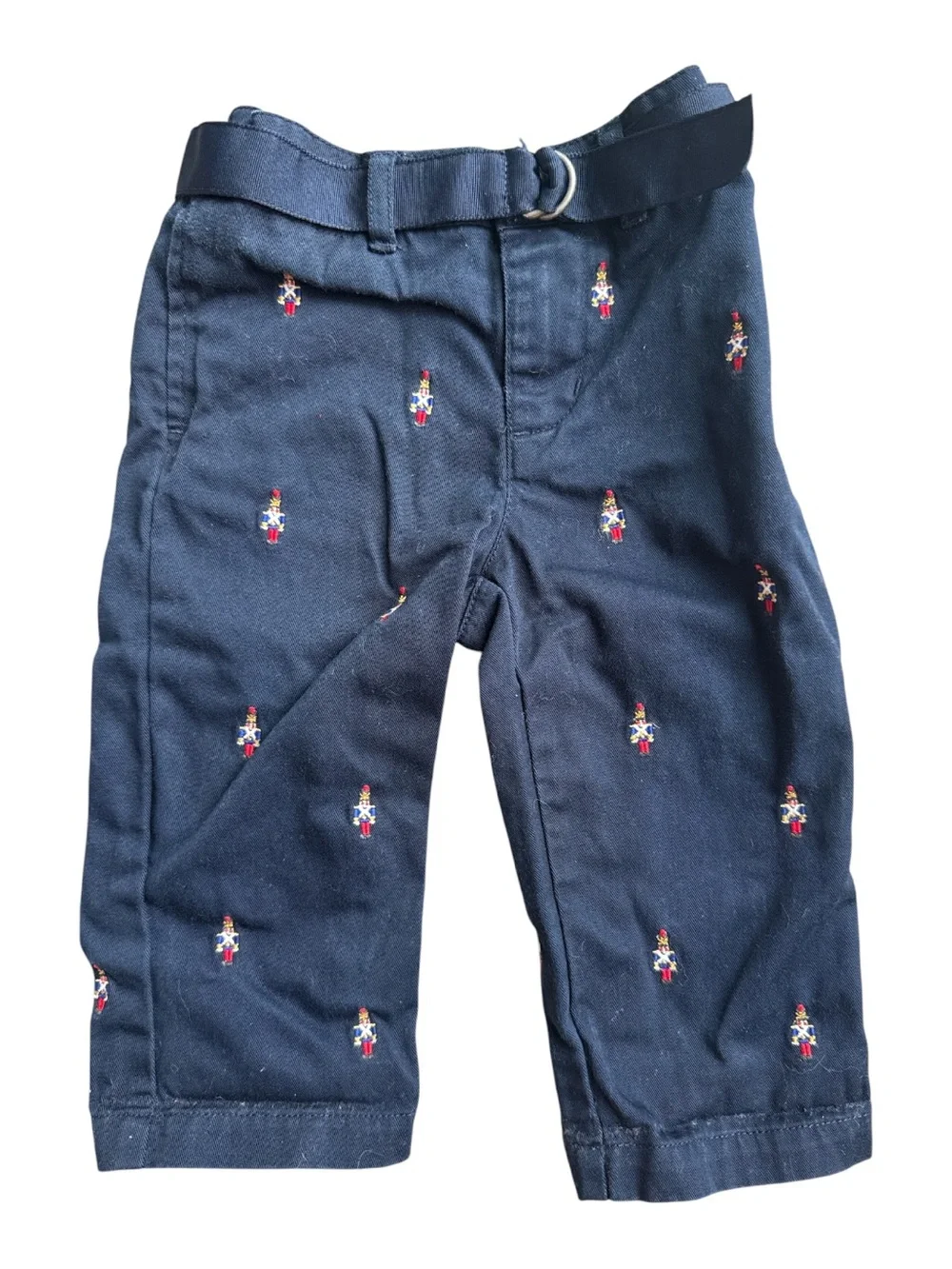 Ralph Lauren Ralph embroidered pants featuring a festive nutcracker & plaid top